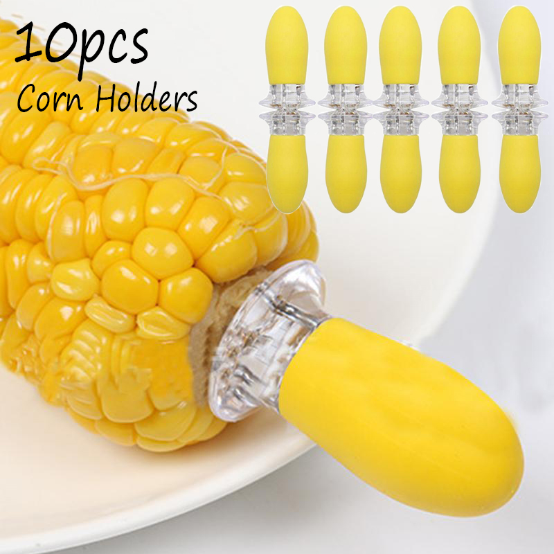 10PCS Recyclable Stainless Ste - Corn Dog Stick 评论和价格