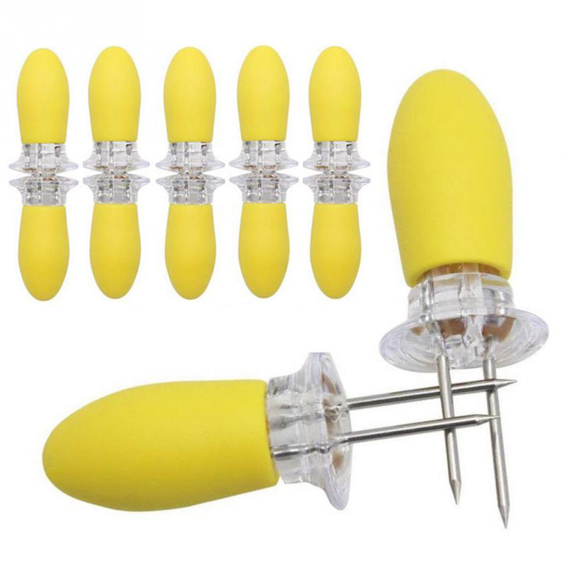 10PCS Recyclable Stainless Ste - Corn Dog Stick 评论和价格