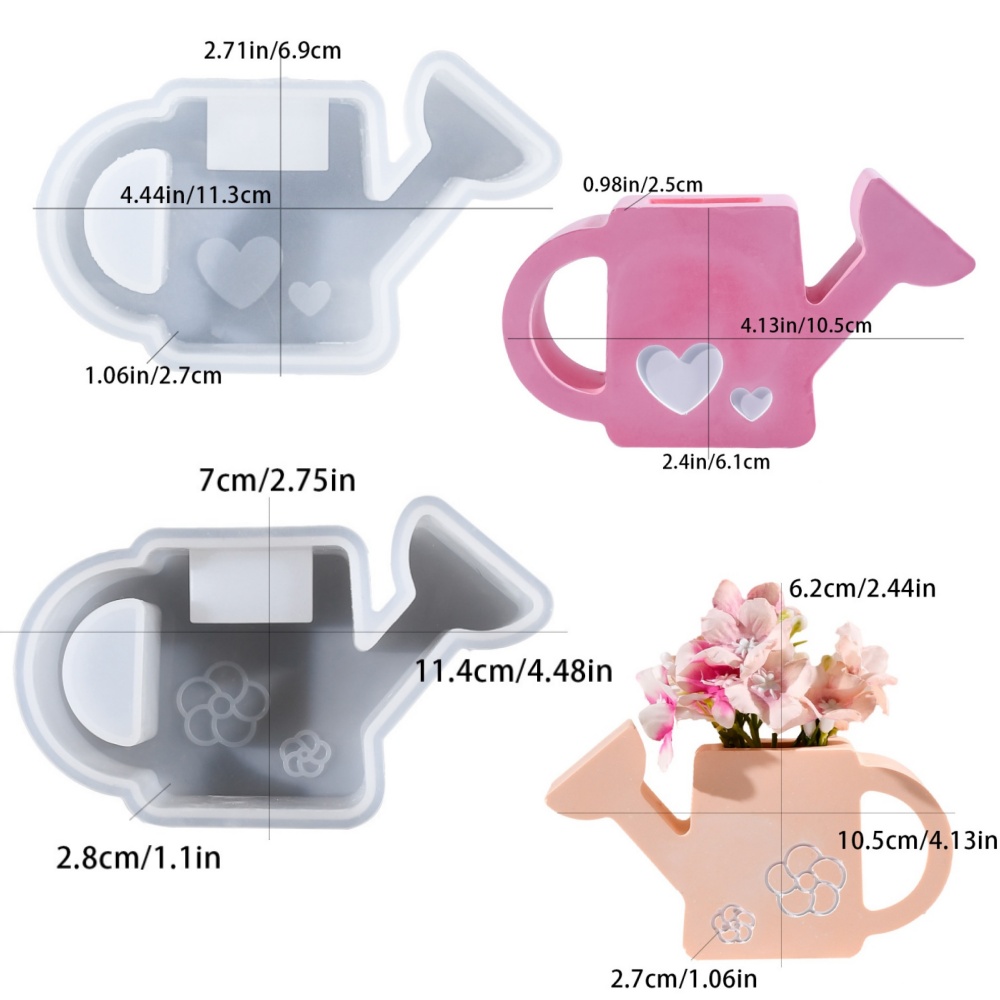2PCS Gypsum Watering Pot Silic - Potsticker Mold 评论和价格