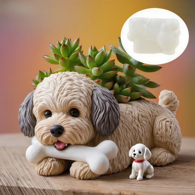 Cute dog bone shape succulent  - Potsticker Mold 评论和价格
