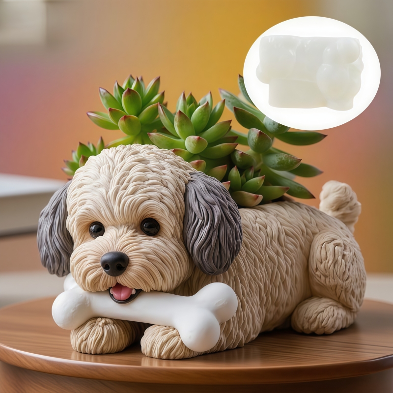 Cute dog bone shape succulent  - Potsticker Mold 评论和价格