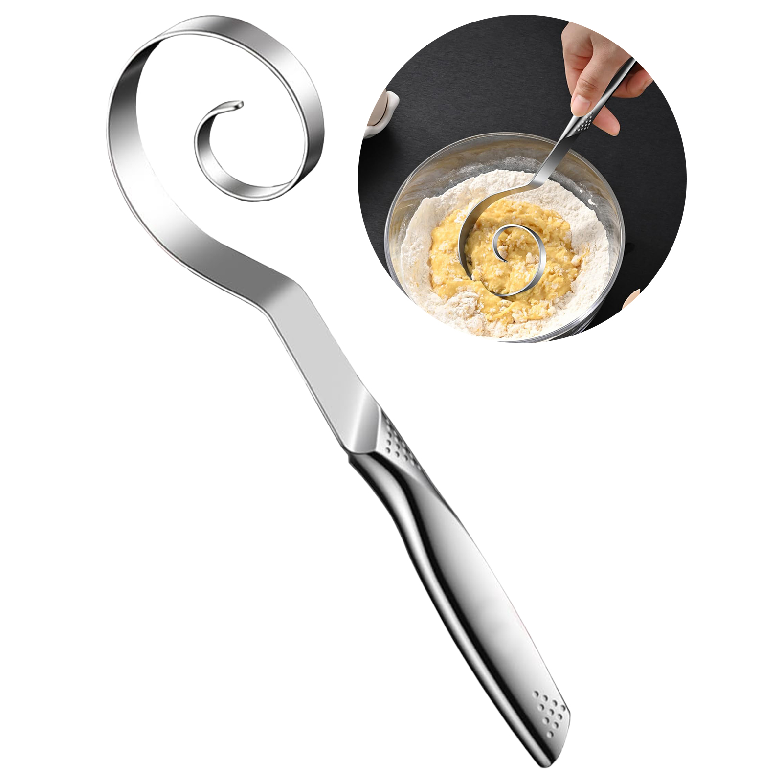 Portable Seamless Dough Whisk  - Danish Pancake Pan 评论和价格